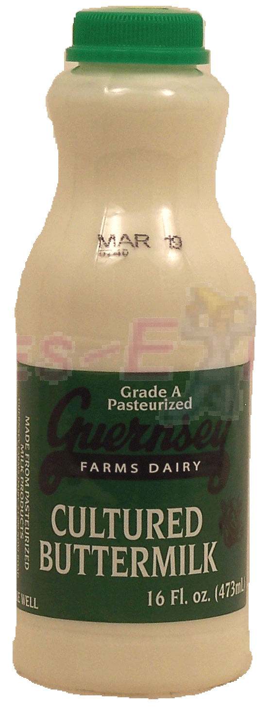 Guernsey Farms Dairy  cultured buttermilk, grade a, pasteurized Full-Size Picture